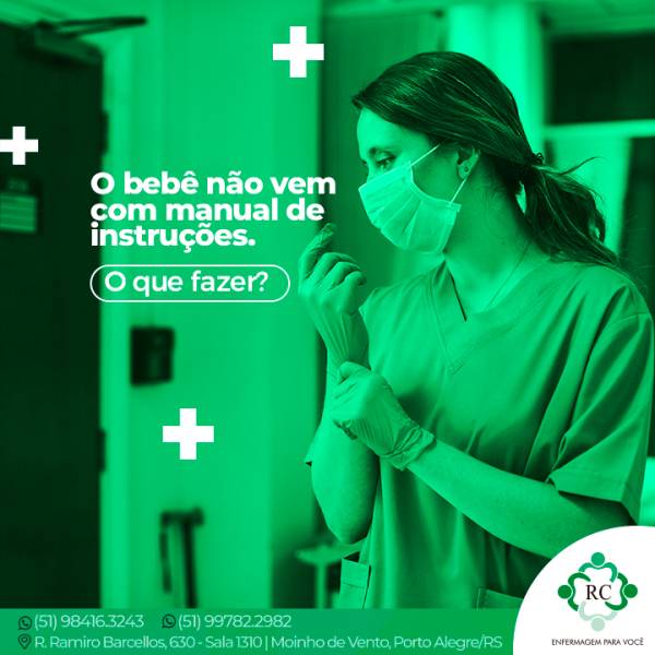 O bebê não vem com manual de instruções. O que fazer?